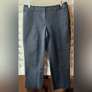 Ann Taylor Charcoal Cropped Pants